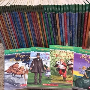Magic Tree House series - chapter books.